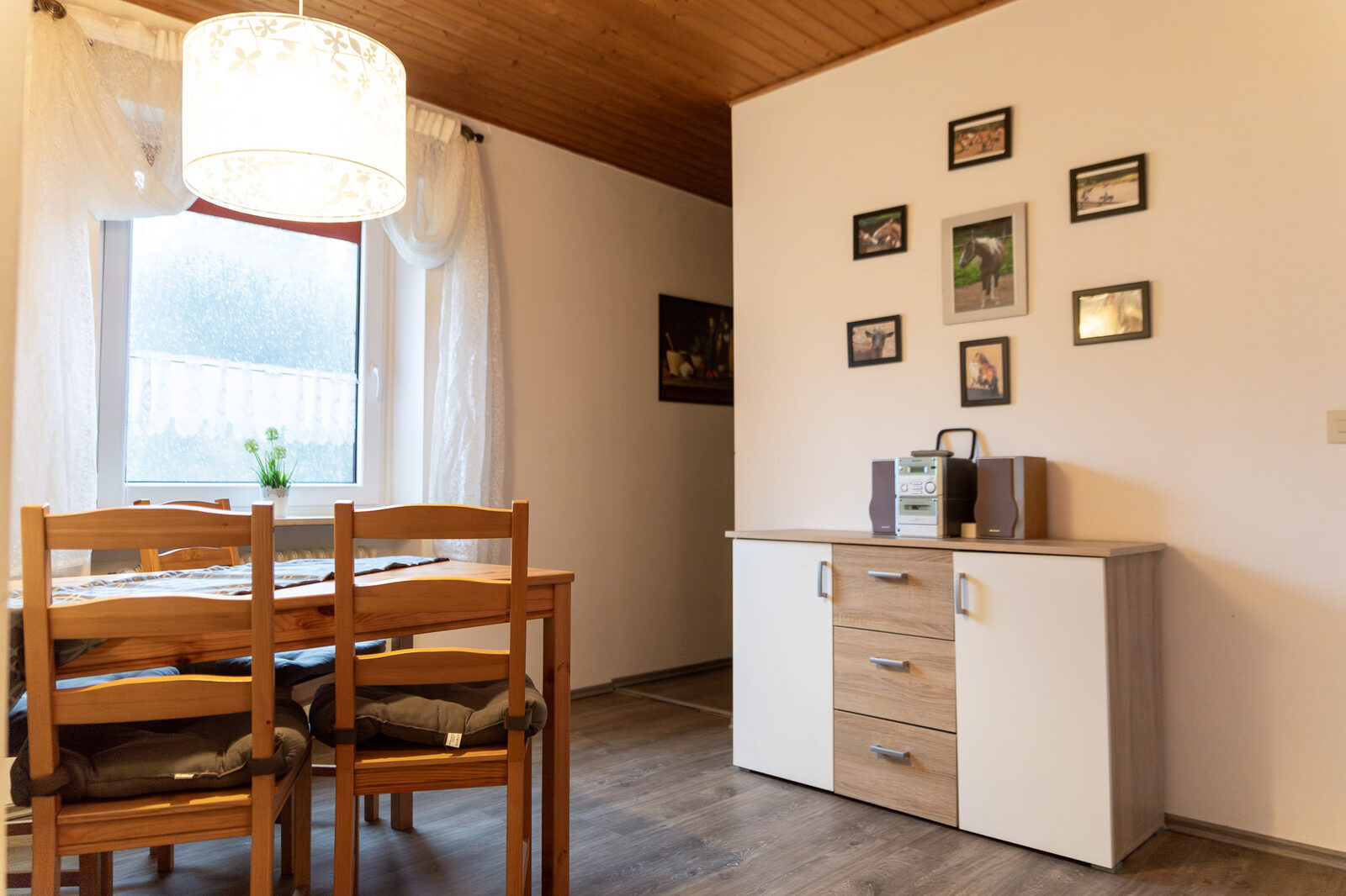 Blick in die Ferienwohnung Sancho