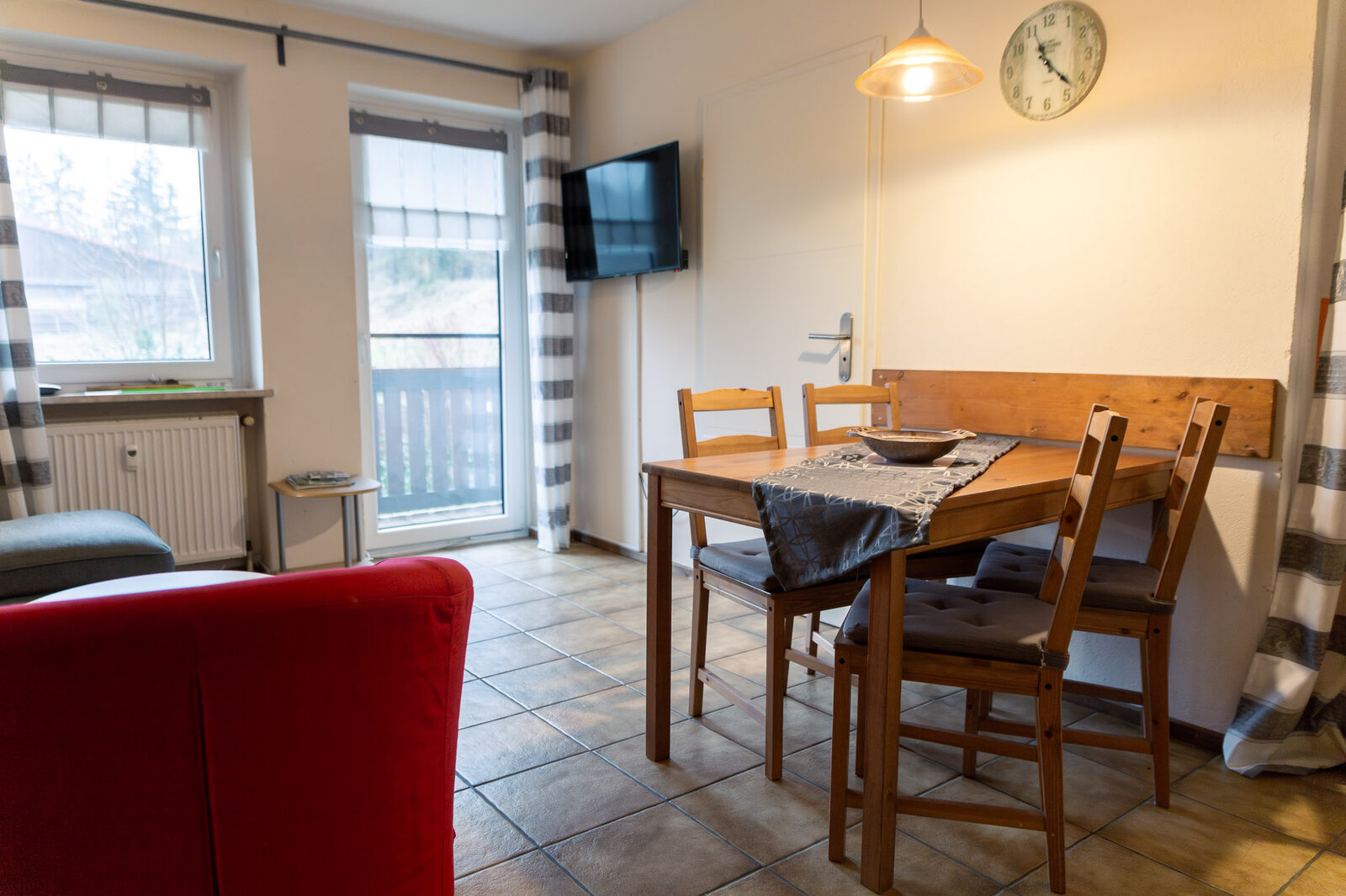 Blick in die Ferienwohnung Wicky